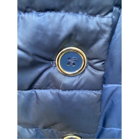 Versace 19.69 Navy Puffer Jacket with Silver Hardware 19V69 I Size: 2X - Picture 4 of 16